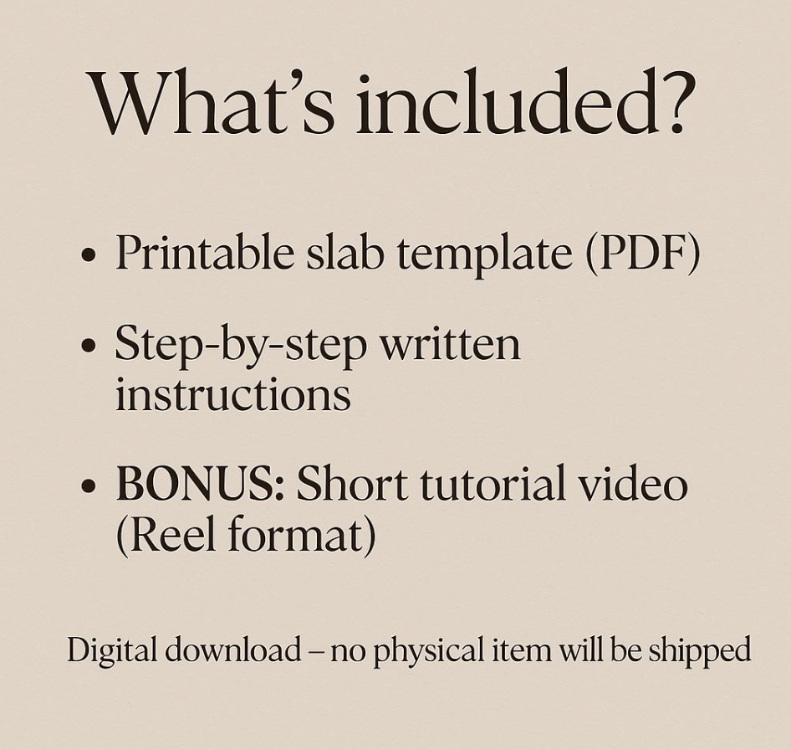 Seashell Chip n Dip Bowl Template: DIY Pottery Slab Building (Printable PDF Download A4 size)