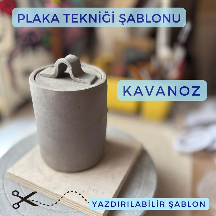 Kavanoz İndirilebilir Dijital Şablonu