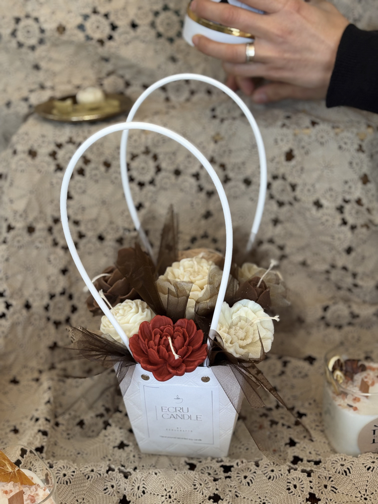Mini candle bouqet