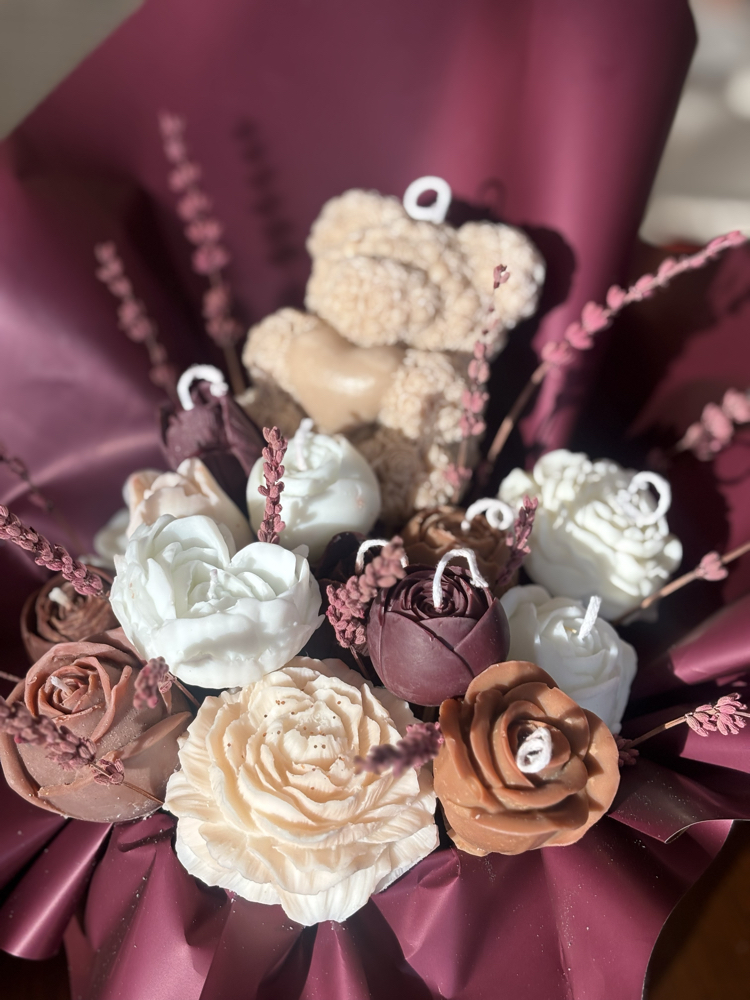 Floral Candle Bouquet 