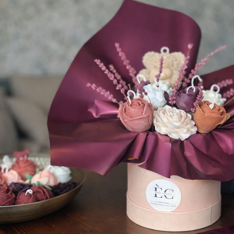 Floral Candle Bouquet 