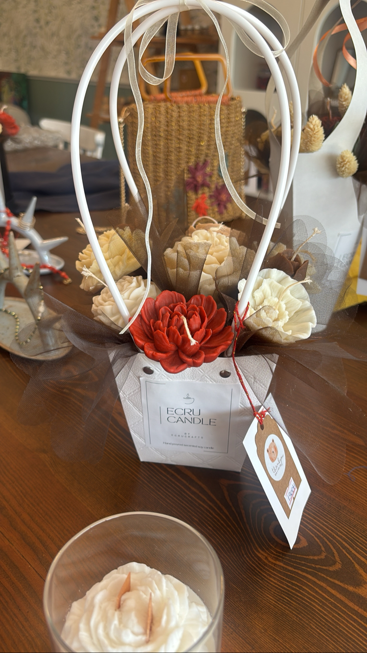 Mini candle bouqet