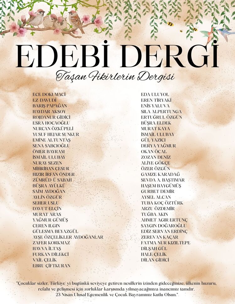 34.NİSAN SAYISI