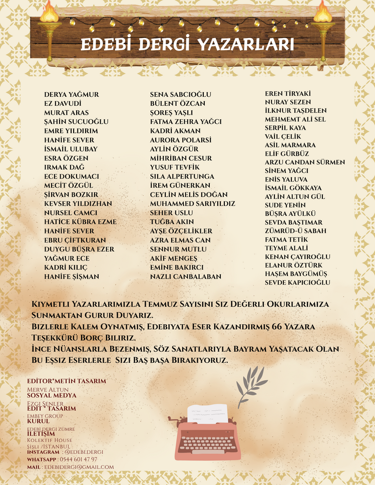 37.Sayı TEMMUZ