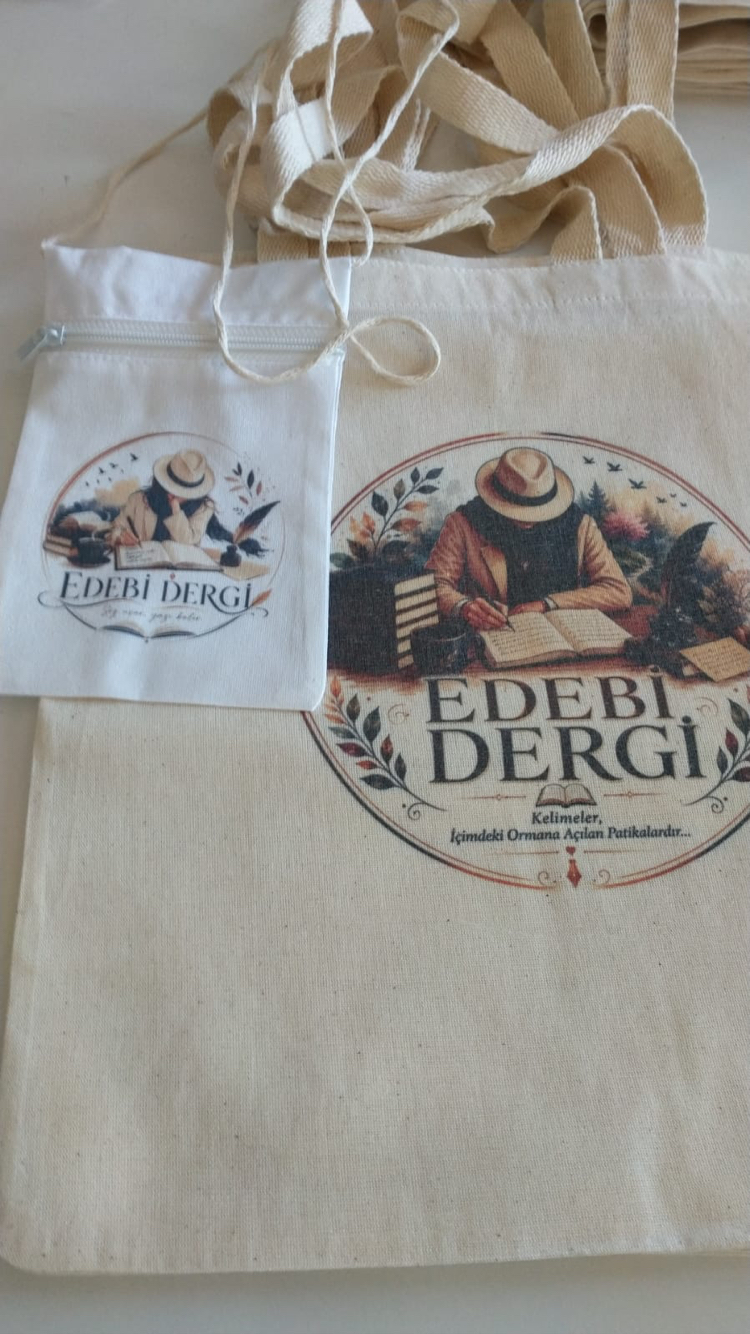 Edebi Dergi Telefonluk - Boyun Askılı Çanta