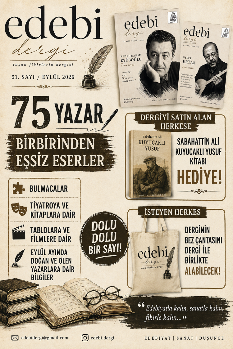EDEBİ DERGİ – 51. SAYI | EYLÜL 2026