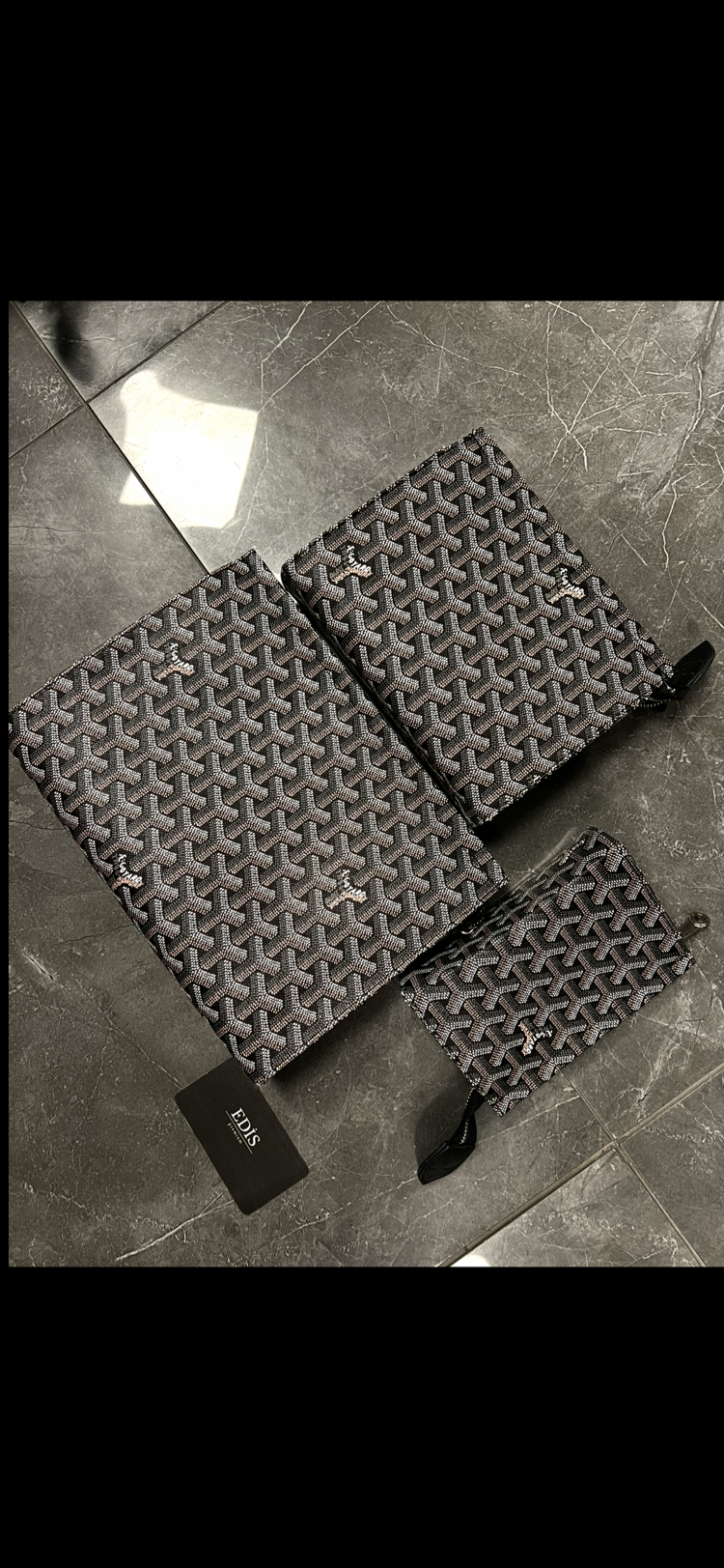 Goyard 3'lü Set Clutch