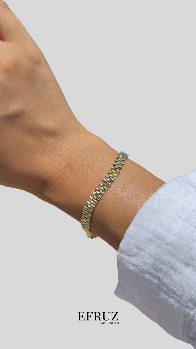 Venedik zincir bileklik | 14k VİP