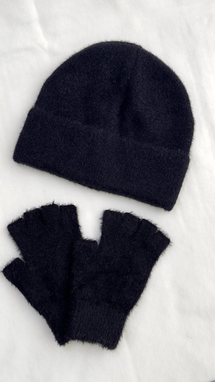 Flora kesik eldiven bere set