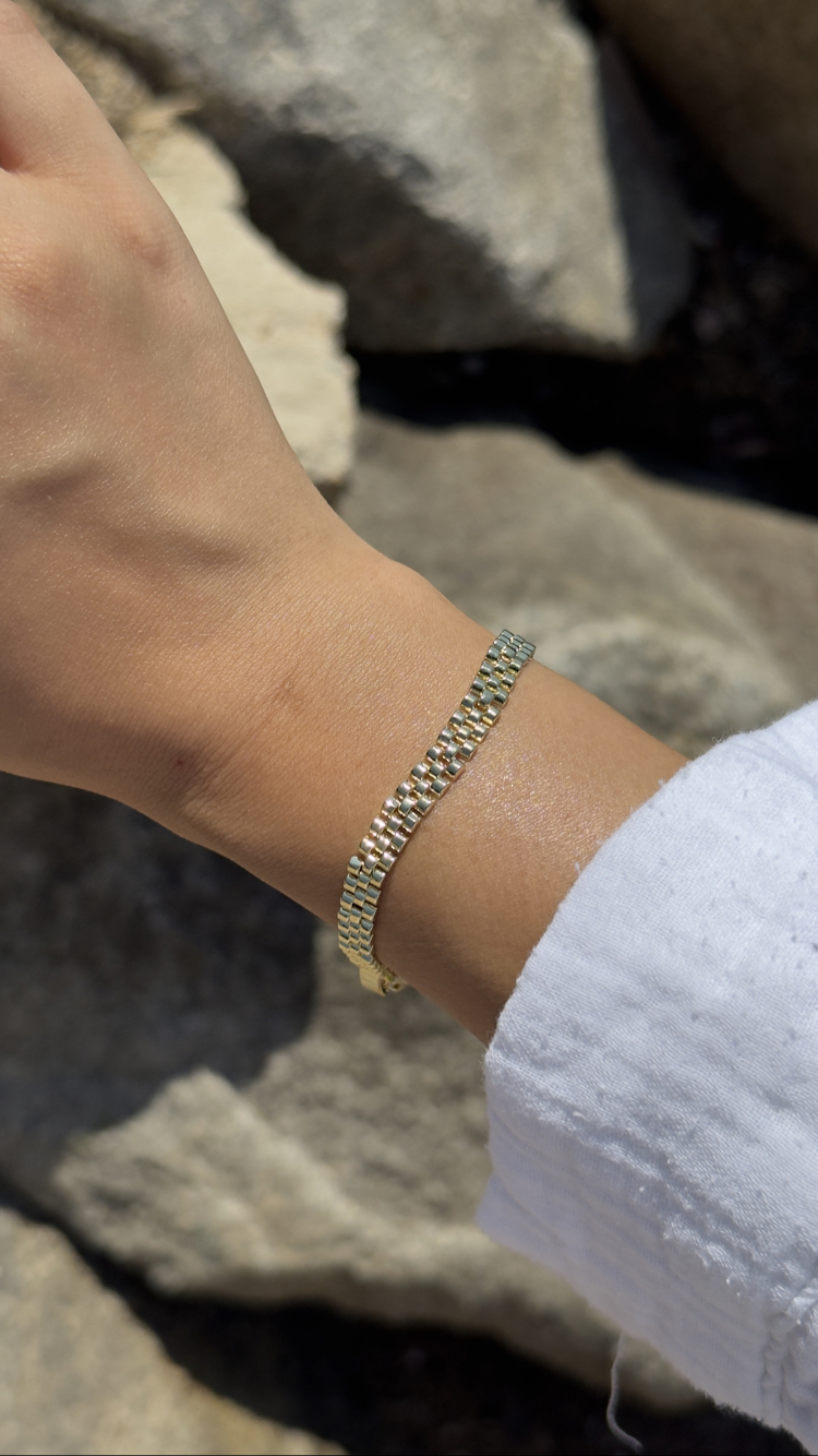 Venedik zincir bileklik | 14k VİP