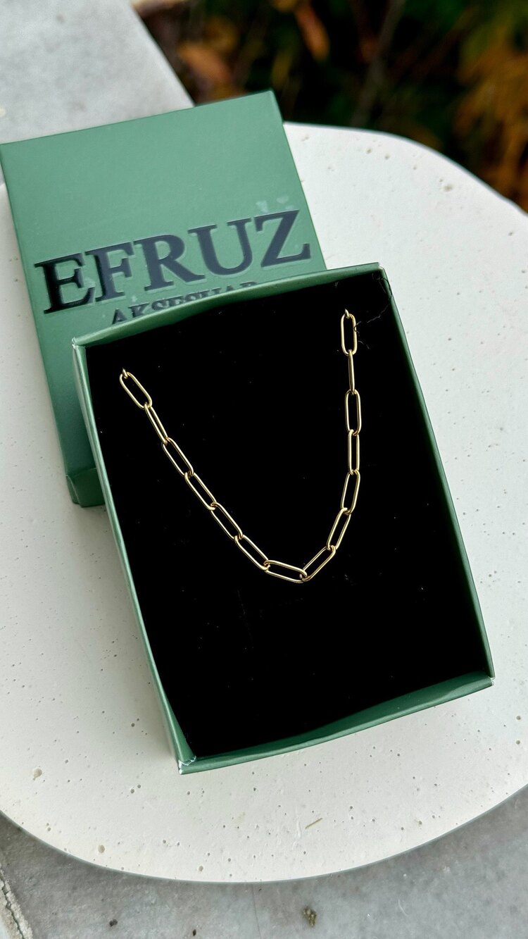 Basic zincir kolye |Çelik