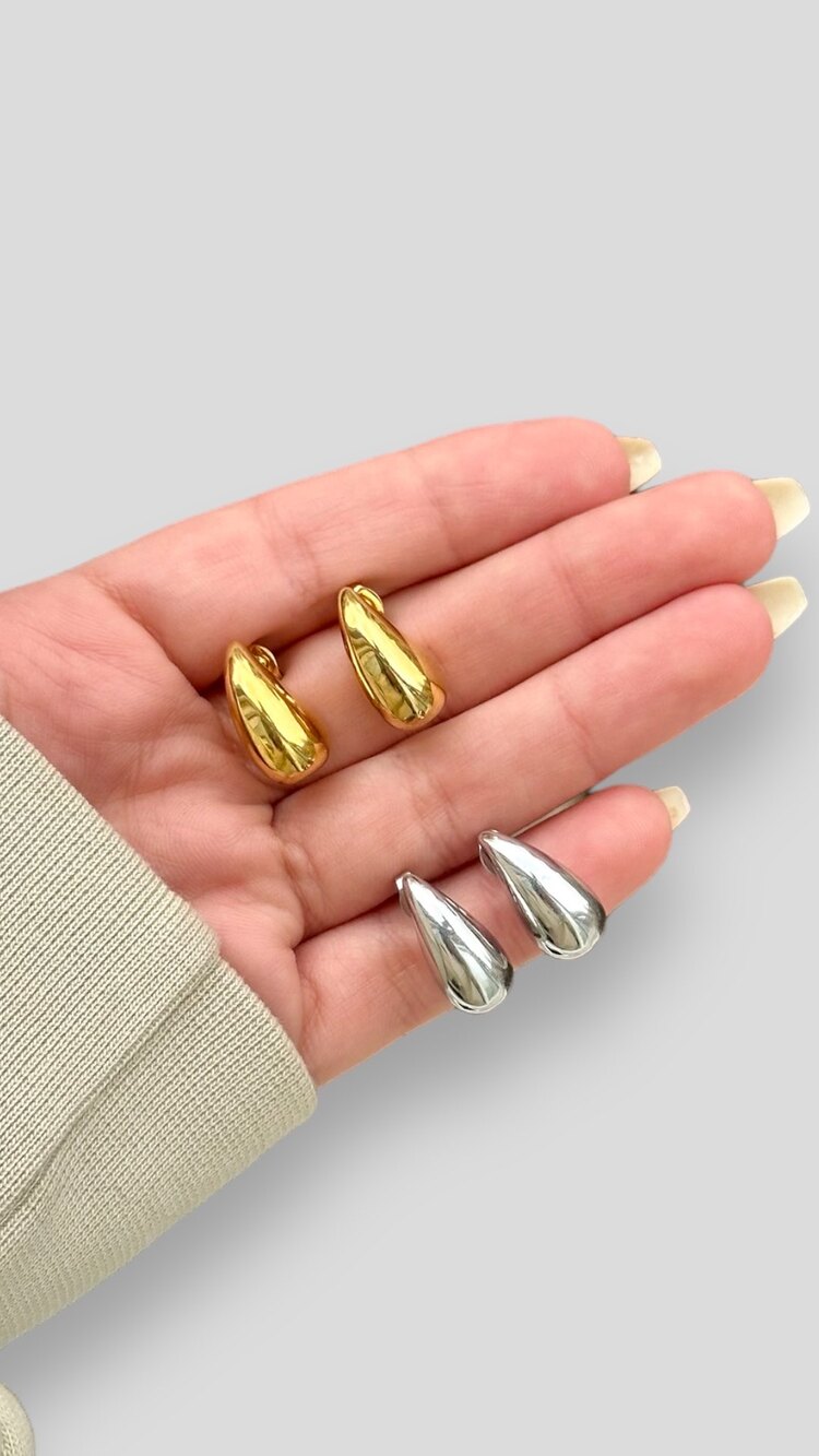 Mini damla küpe |ÇELİK