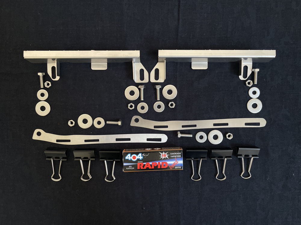 07-13 Vw Scirocco Ön Tampon Güçlendirme Braket Takımı