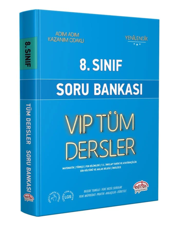 8.Sınıf Tüm Dersler Soru Bankası + Yazılı Seti
