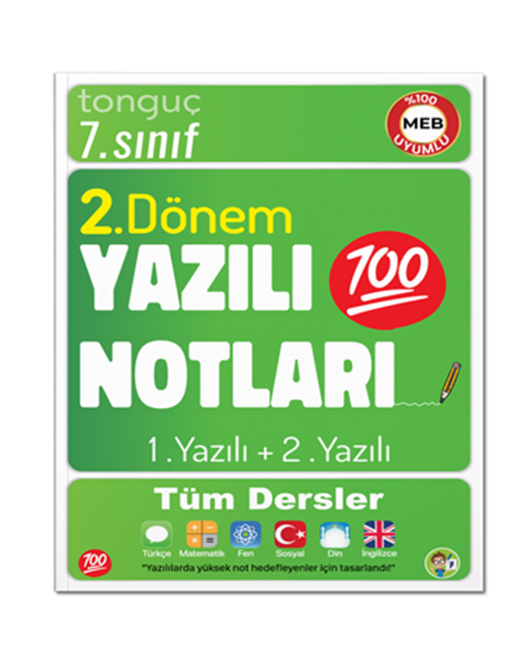 7.Sınıf Tonguç Akademi Yazılı Kitapları  + 7.Sınıf Yazılı Seti