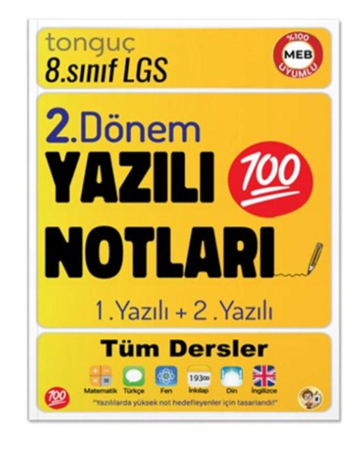 8.Sınıf 2.Dönem yazılı Hazırlık kitapları - 3 Kitap
