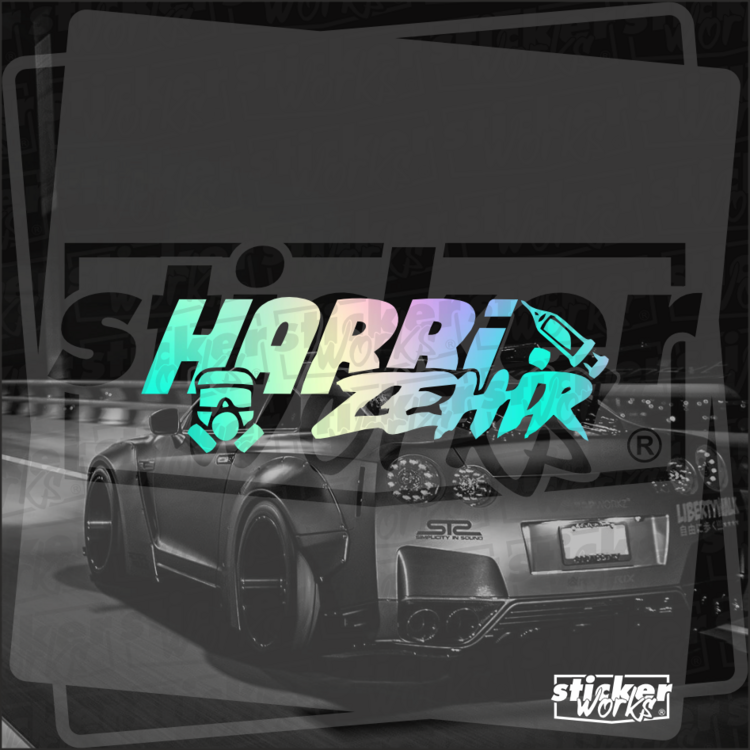 Harbi Zehir Hologram Sticker