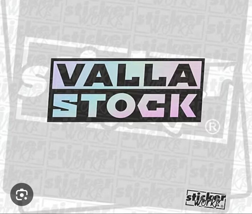Valla Stock Hologram Sticker