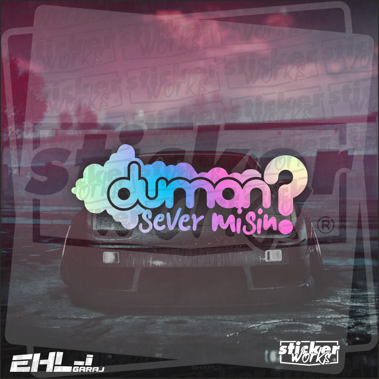 Duman Sever misin ? Sticker