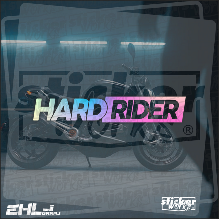 Hard Rider Sticker