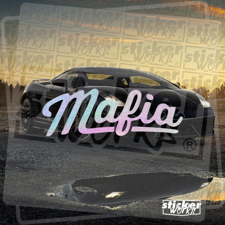 Mafia Hologram Sticker