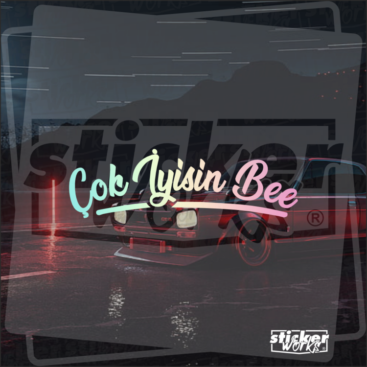 Çok İyisin Be Hologram Sticker