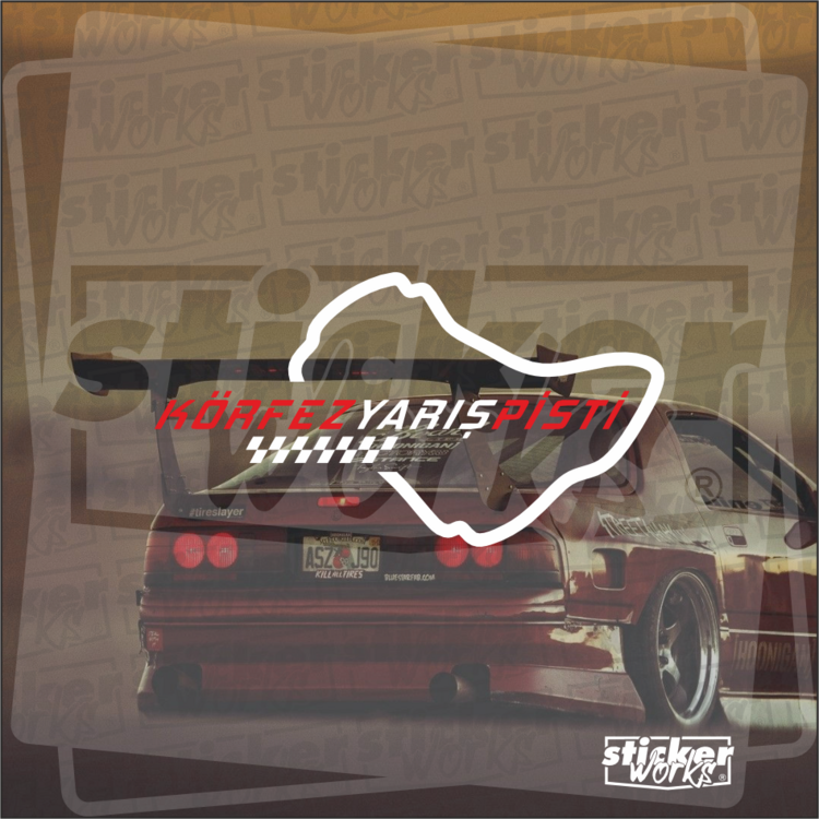 Körfez Yarış Pisti Sticker