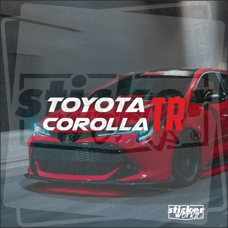 Toyota Corolla Tayfa TR Sticker