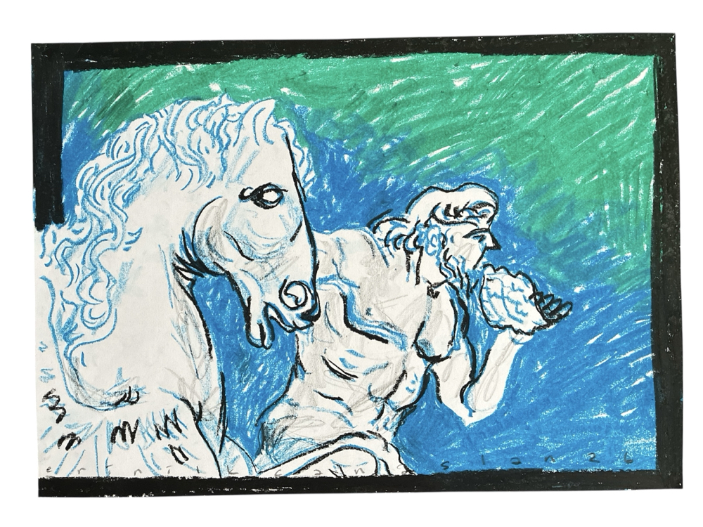 “ Pegassus & Bellerophon “ 