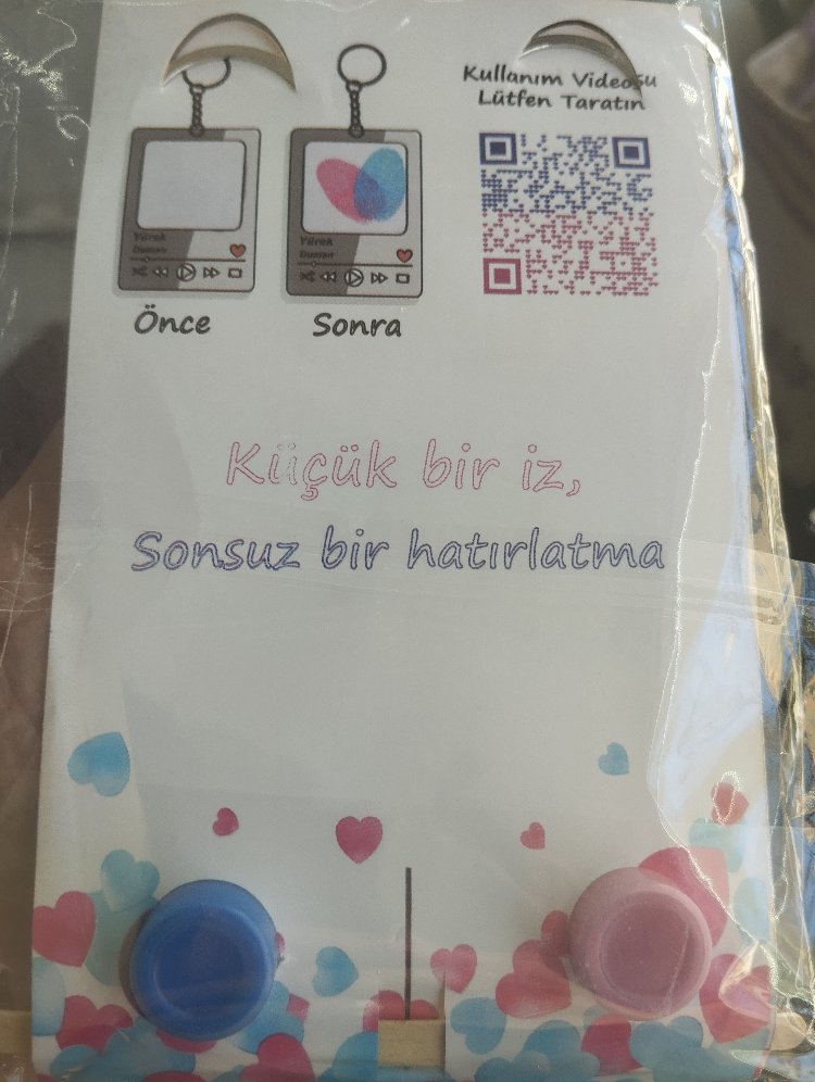 parmak izi anahtarlık