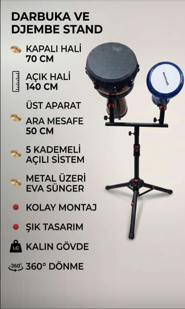 Darbuka dejembe standı