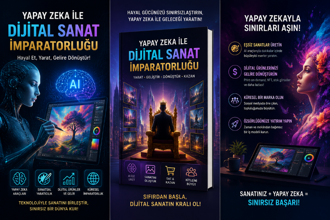 Yapay Zeka ile Dijital Sanat İmparatorluğu