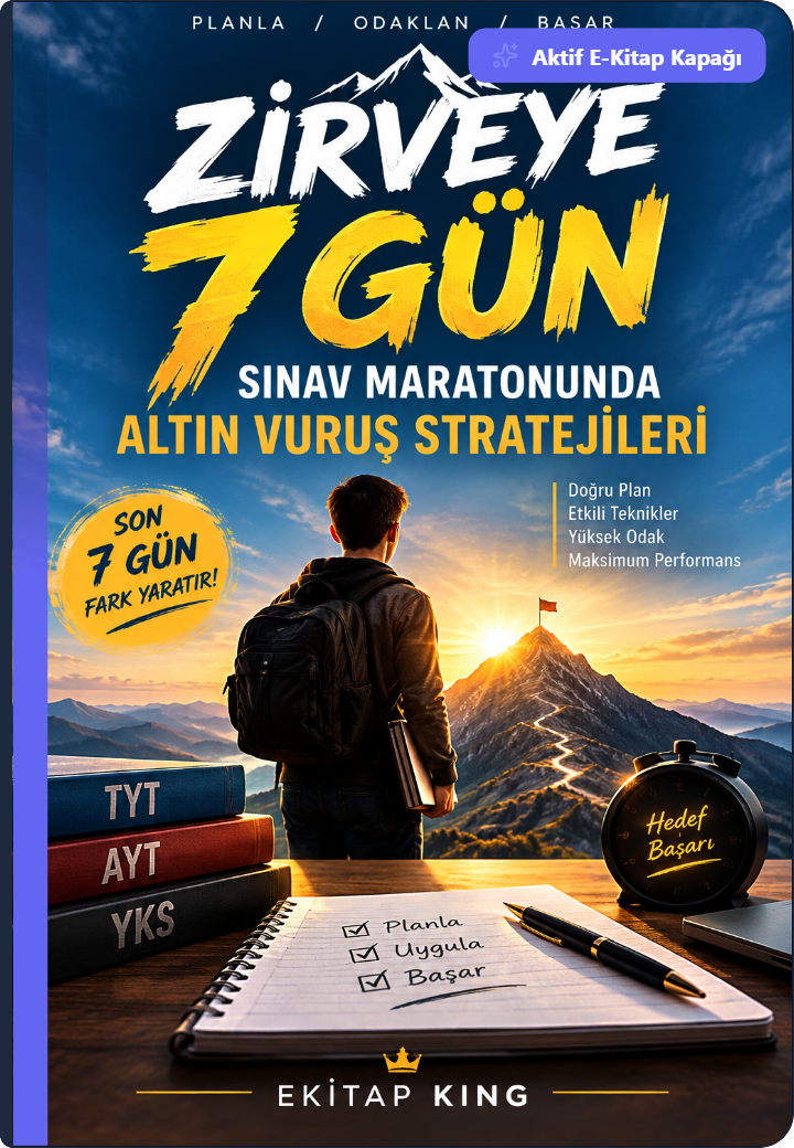Zirveye 7 Gün: Sınav Maratonunda Altın Vuruş Stratejileri
