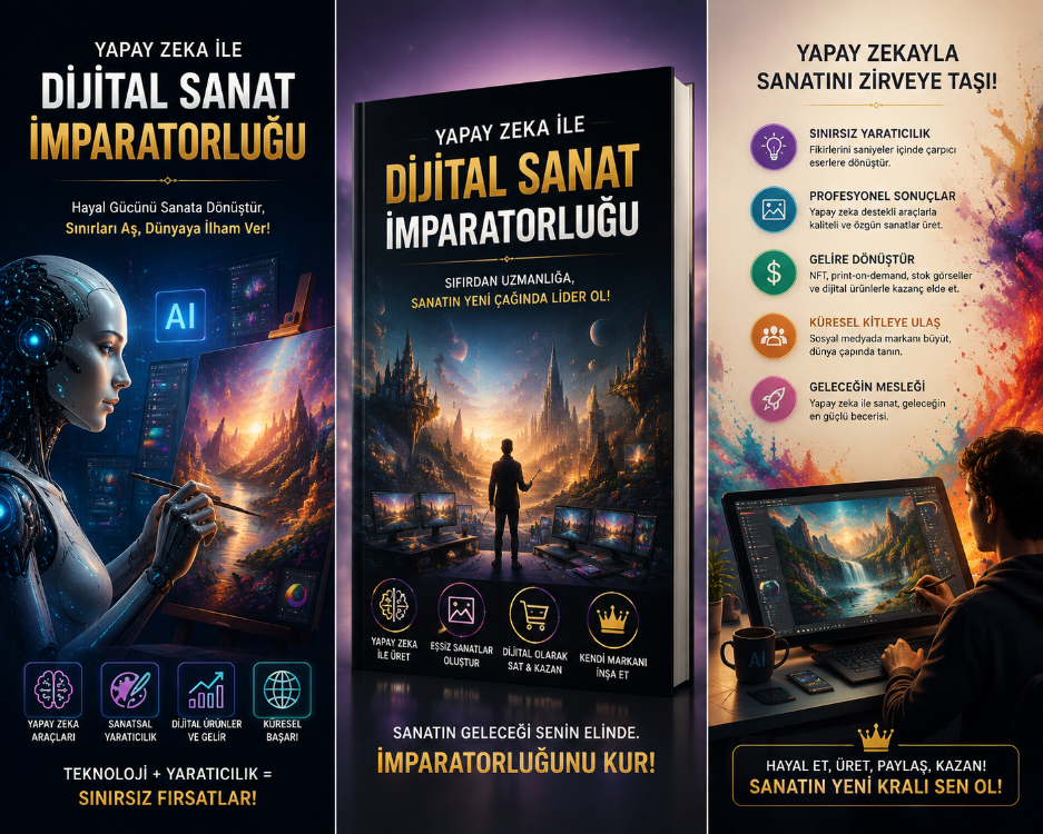 Yapay Zeka ile Dijital Sanat İmparatorluğu