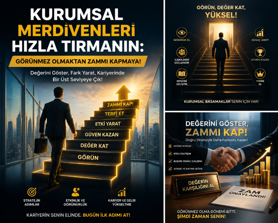 Kurumsal Merdivenleri Hızla Tırmanın: Görünmez Olmaktan Zammı Kapmaya!
