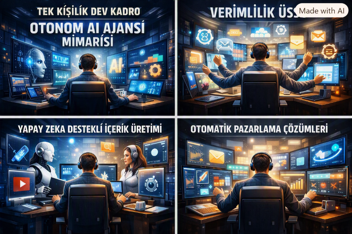 Tek Kişilik Dev Kadro: Otonom AI Ajansı Mimarisi