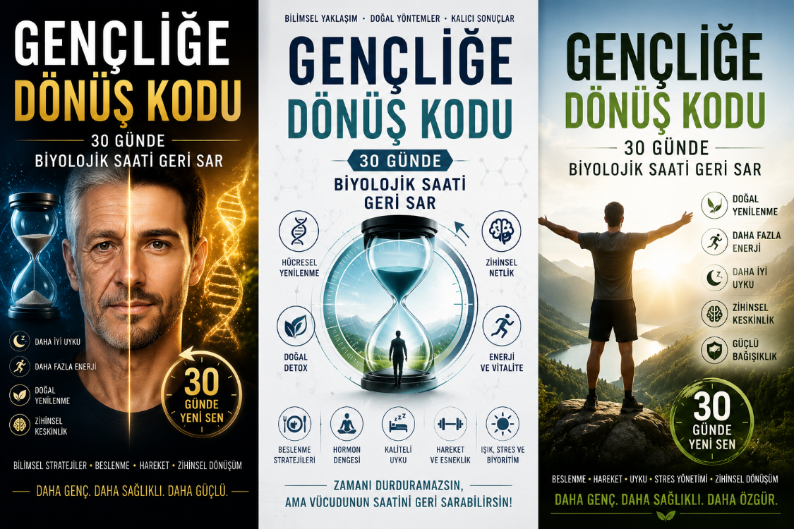 Gençliğe Dönüş Kodu: 30 Günde Biyolojik Saati Geri Sar