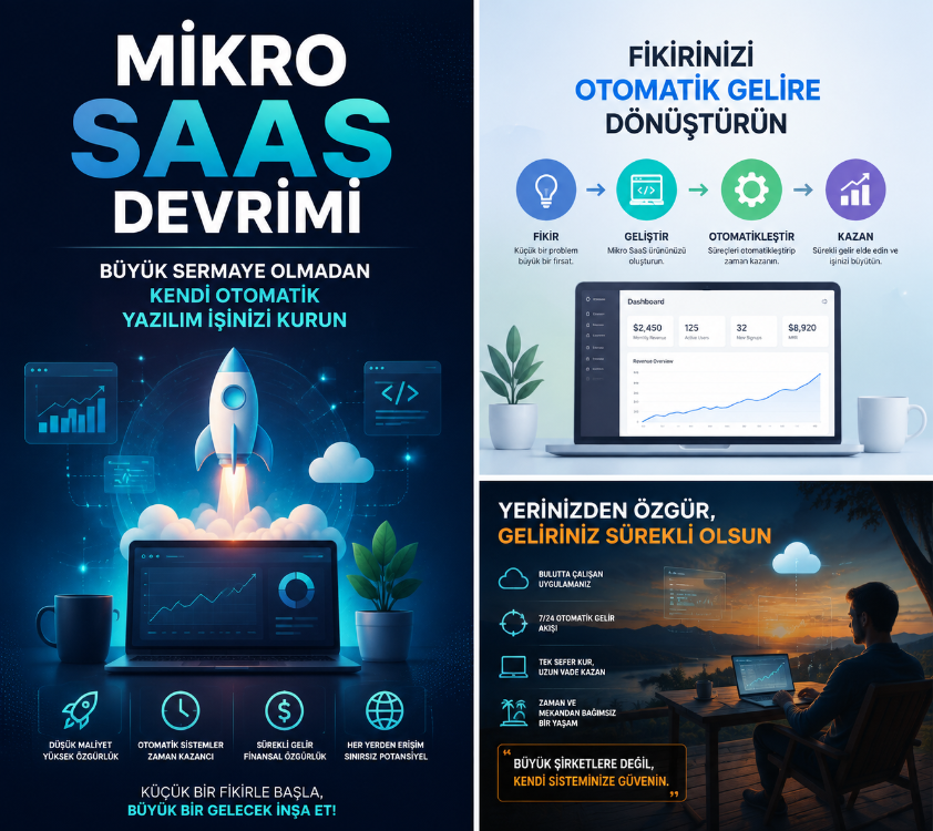 Mikro SaaS Devrimi Büyük Sermaye Olmadan Kendi Otomatik Yazılım İşinizi Kurun