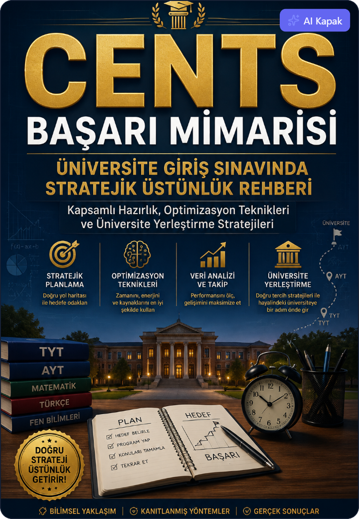 CENTS Başarı Mimarisi: Üniversite Giriş Sınavında Stratejik Üstünlük Rehberi