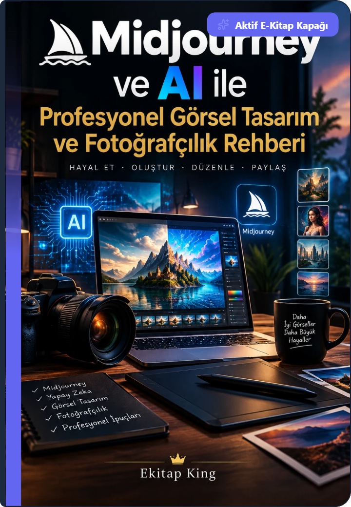 Midjourney ve AI ile Profesyonel Görsel Tasarım ve Fotoğrafçılık Rehberi