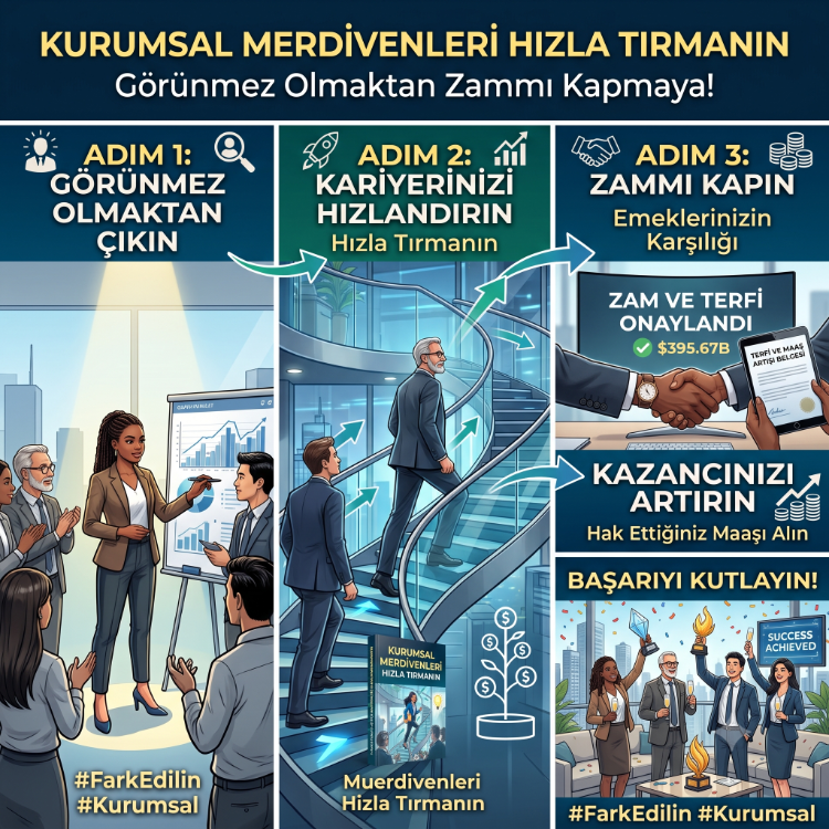 Kurumsal Merdivenleri Hızla Tırmanın: Görünmez Olmaktan Zammı Kapmaya!