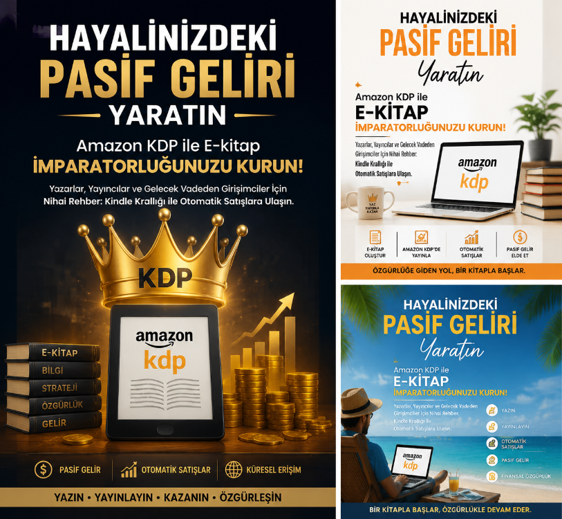 Kindle Krallığı: Amazon KDP ile Çoklu Niş E-kitap İmparatorluğu Kurma Rehberi