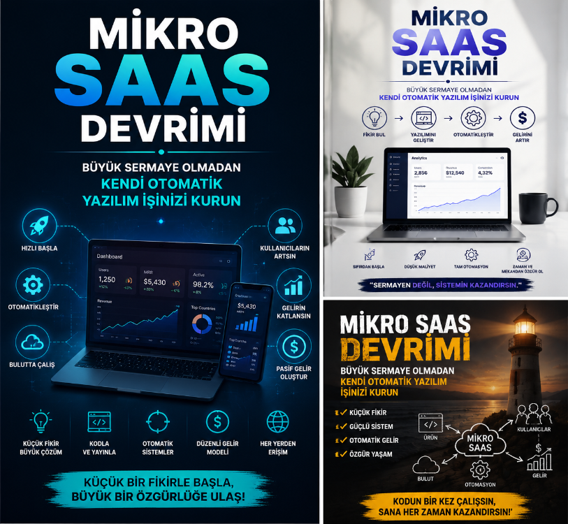 Mikro SaaS Devrimi Büyük Sermaye Olmadan Kendi Otomatik Yazılım İşinizi Kurun