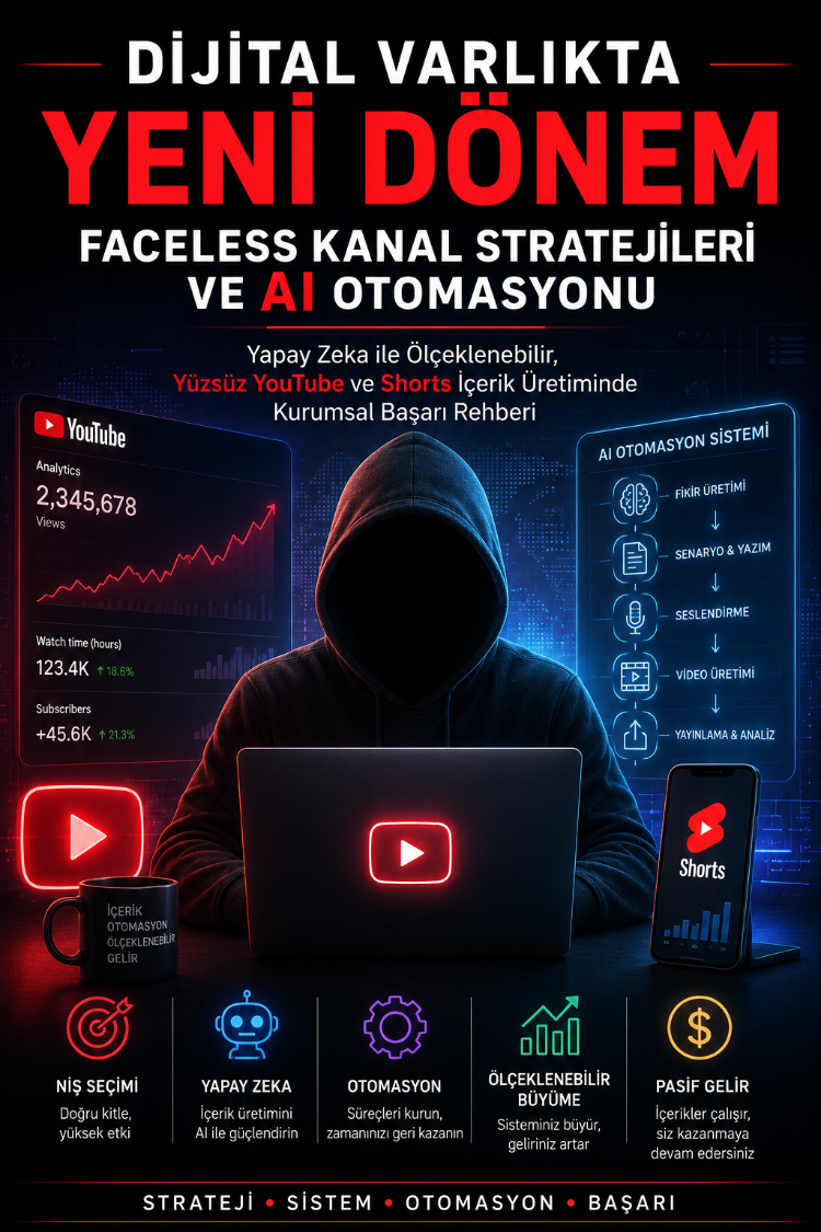 Dijital Varlıkta Yeni Dönem: Faceless Kanal Stratejileri ve AI Otomasyonu