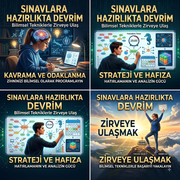 Sınavlara Hazırlıkta Devrim: Bilimsel Tekniklerle Zirveye Ulaş
