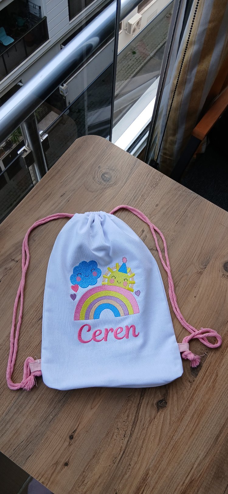 Çocuk Giysi Çantası Astarlı İsimli