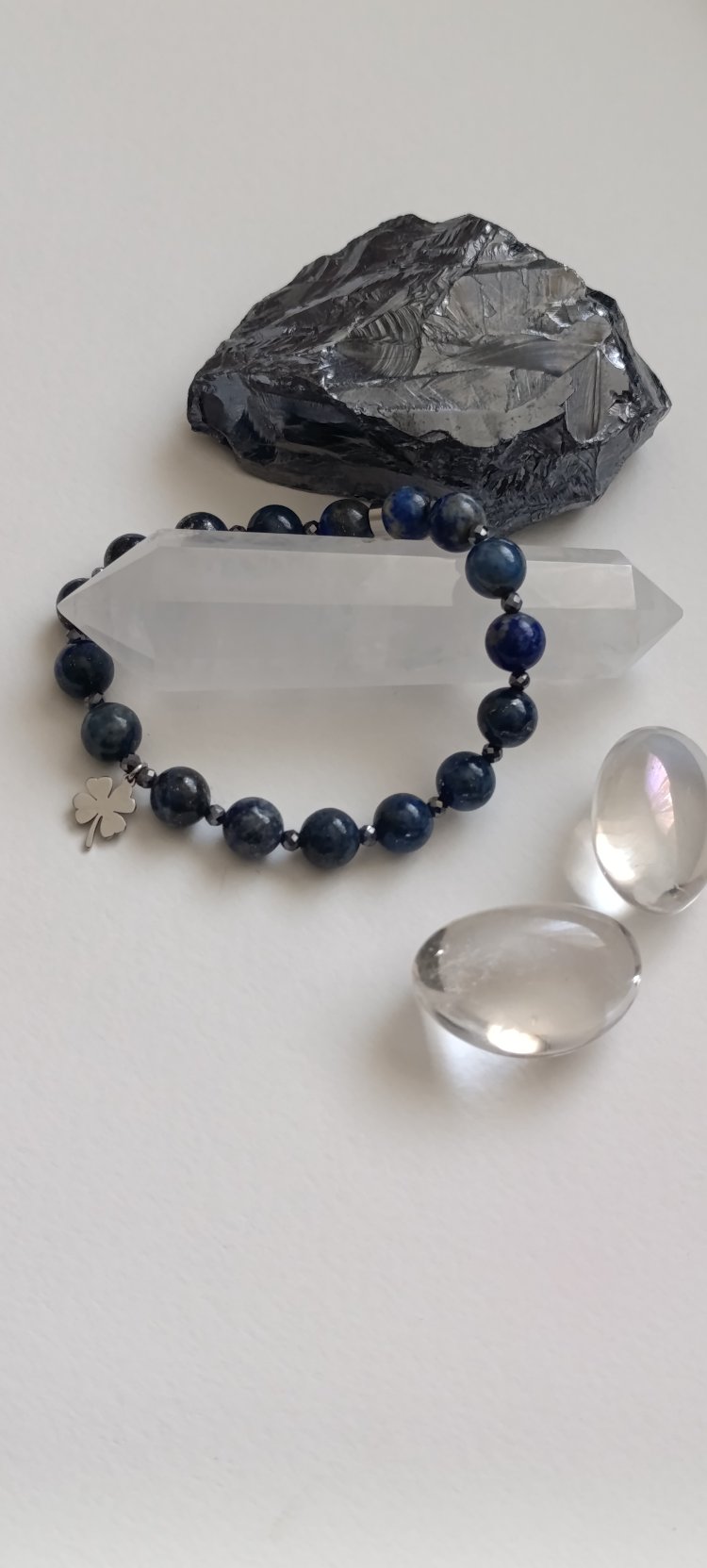 Ruhun Kozmik Rehberi Lapis Lazuli & Therahertz Bileklik 