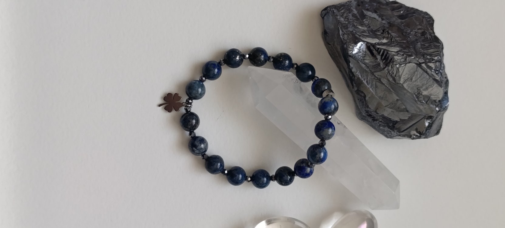 Ruhun Kozmik Rehberi Lapis Lazuli & Therahertz Bileklik 