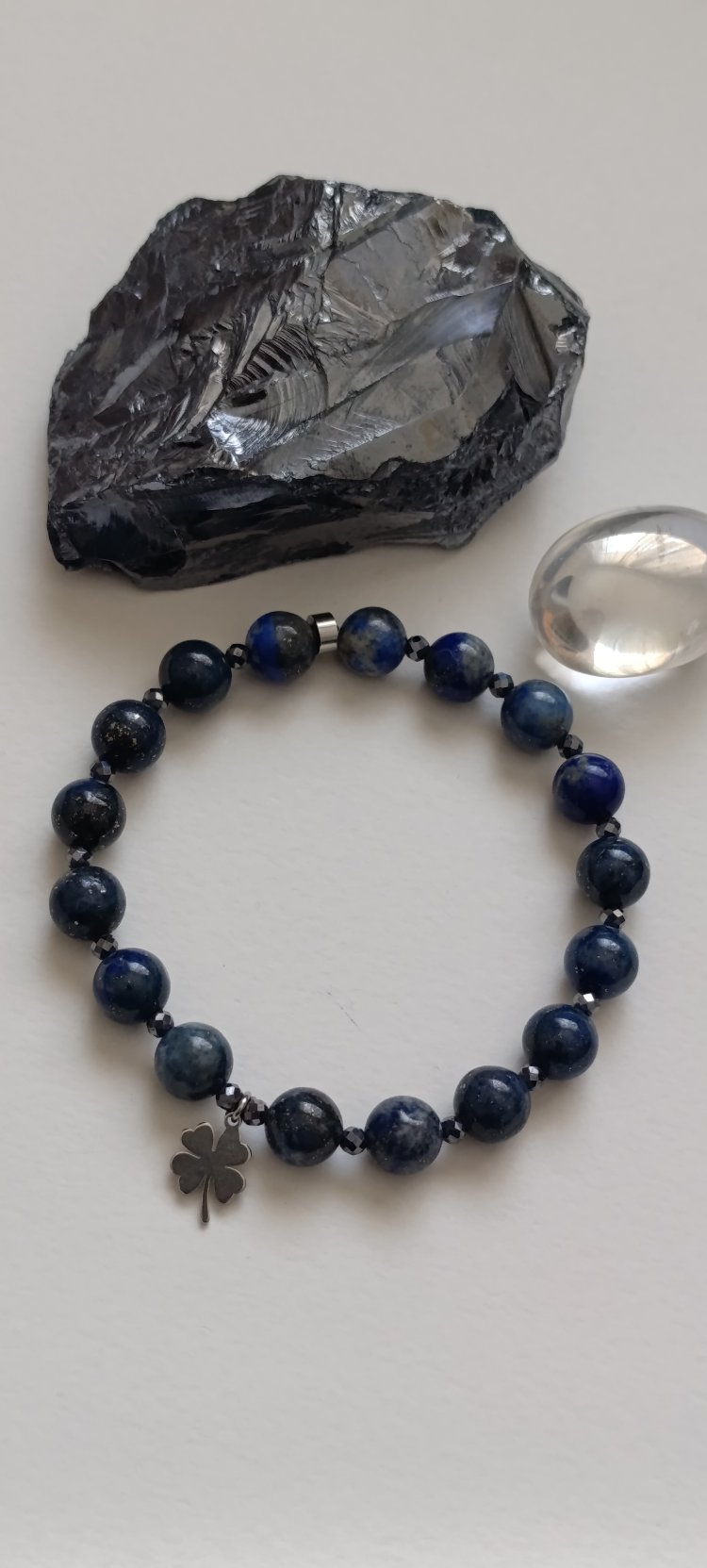 Ruhun Kozmik Rehberi Lapis Lazuli & Therahertz Bileklik 