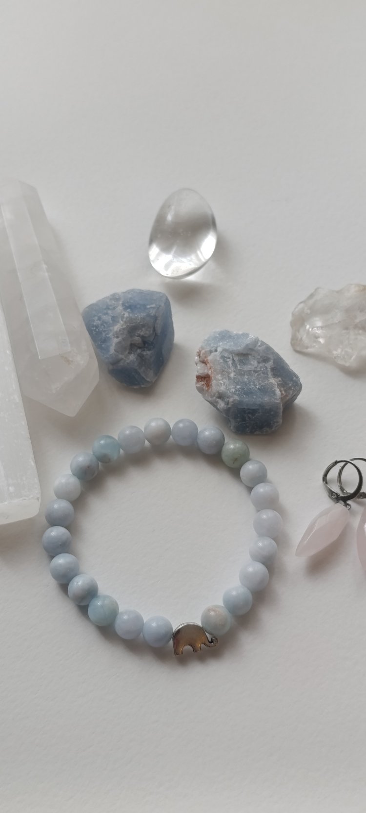 İlahi Şifa Pembe Kuvars & Aquamarine 